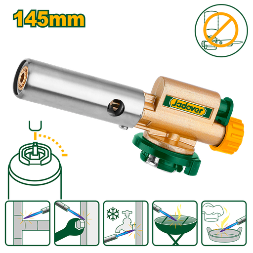 [JDFG3603] Soplete para gas 145mm orientación normal magiclick Jadever