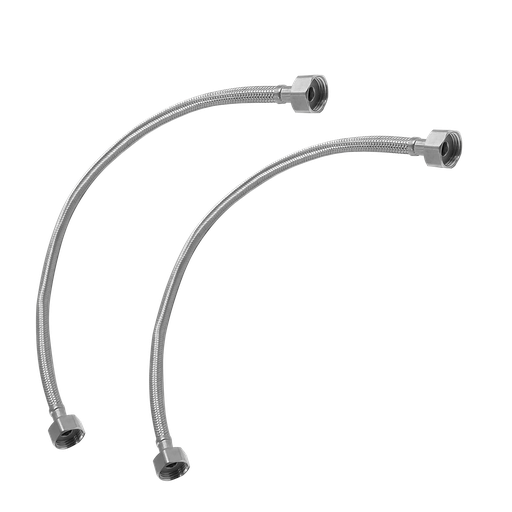 [JDZK1901] Manguera flexible tornillo doble extremo acero inoxidable 301 40cm 2 piezas/bolsa Jadever