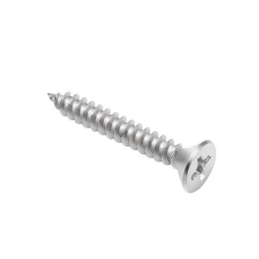 [JDXSC934] Tornillo parker cabeza fresada phillips #8 x 1'' (4.2 x 25mm) acero al carbono alta calidad 250 unidades / bolsa Jadever