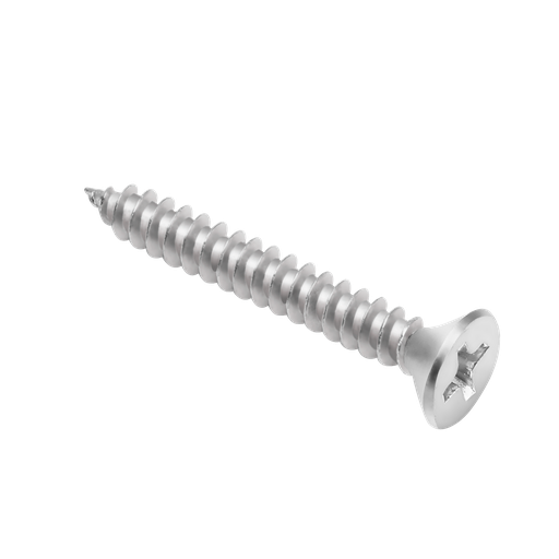 [JDXSC946] Tornillo parker cabeza fresada phillips #10 x 1-1/2'' (4.8 x 38mm) acero al carbono alta calidad 180 unidades / bolsa Jadever