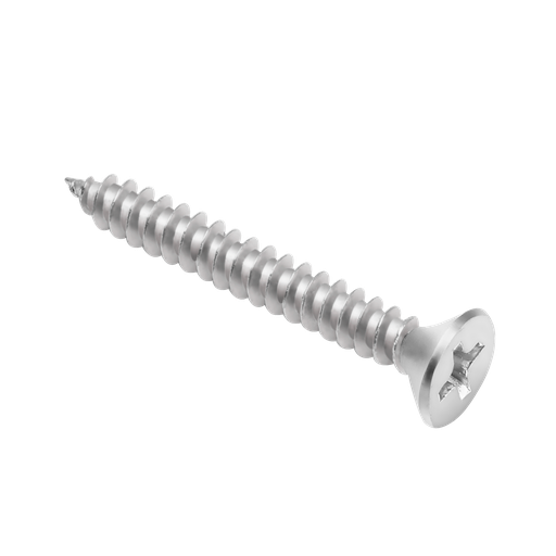 [JDXSC947] Tornillo parker cabeza fresada phillips #10 x 2'' (4.8 x 50mm) acero al carbono alta calidad 150 unidades / bolsa Jadever