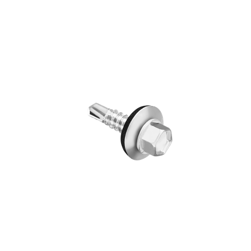 [JDXS4921] Tornillo punta mecha cabeza hexagonal #12 x 3/4'' (5.5 x 19mm) acero al carbono alta calidad 200 unidades / bolsa Jadever