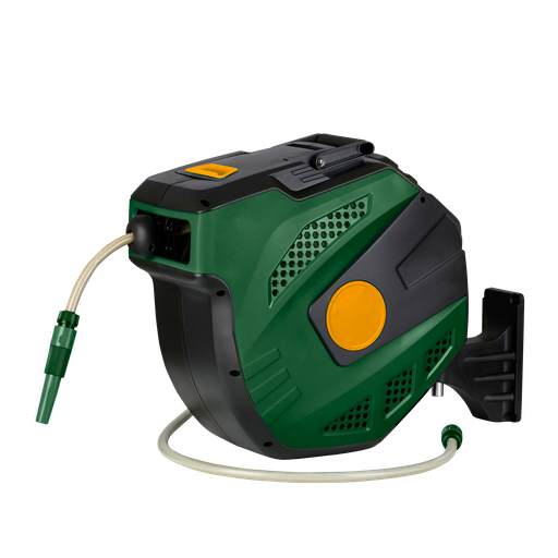 [JDVZ1520] Enrollador automático manguera agua retracción lenta parada automática longitud manguera 20+2m manguera 1/2'' presión trabajo 150 psi Jadever