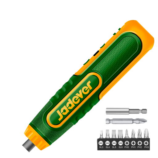 [JDCV4435] Atornillador inalámbrico 4v USB C + 9 puntas - Jadever