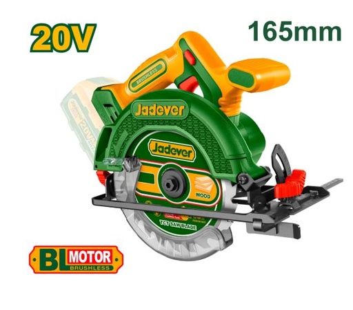 [JDLWP5520] Sierra circular inalámbrica brushless 20v - Jadever