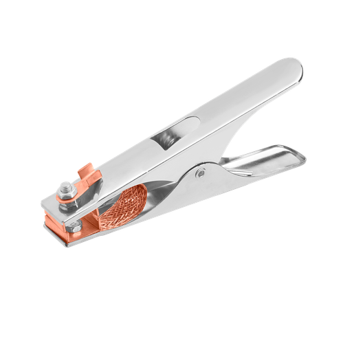 [JDEH9A03] Pinza tierra soldadora corriente nominal 300a mandíbulas cobre mango acero cromado apertura máxima mandíbula 60mm longitud Jadever