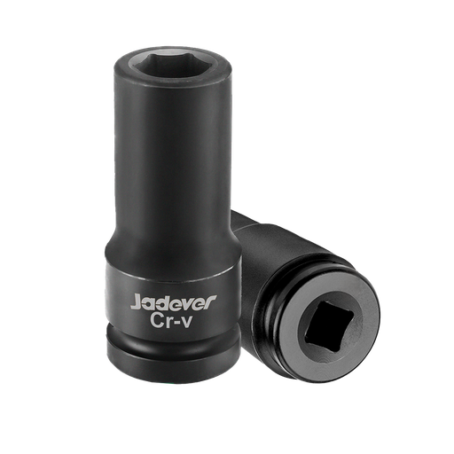 [JDMS3221] Vaso impacto profundo 1/2'' 21mm longitud material acero 50bv30 (cr-v) + tratamiento térmico Jadever