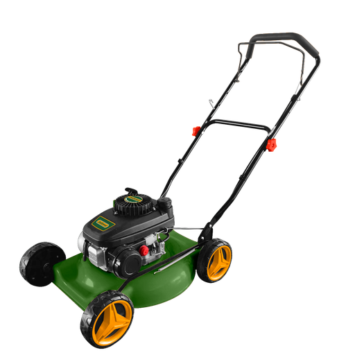 [JDGM2A18] Cortacésped gasolina 141 cc 30 kw (4hp) 2600 rpm empuje manual descarga lateral motor 4 tiempos altura corte 25 75mm ancho corte (18'') rueda 7'' Jadever