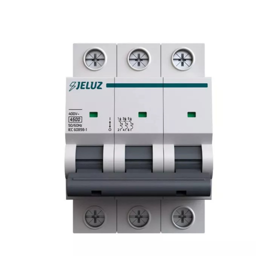 [C30645] Térmica Tripolar 6A Curva C 4.5KA JELUZ