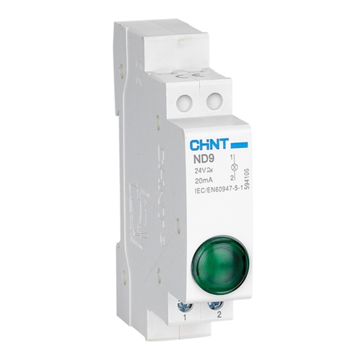 [ND9-1/Y 230V] INDICADOR LUMINOSO PARA RIEL DIN DE 230 VCA COLOR AMARILLO