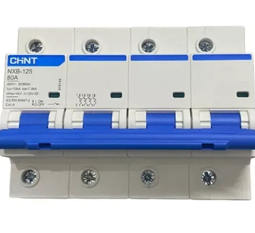 [NXB-125 4P D80 10kA] Térmica 80A 10kA Curva D. Chint 