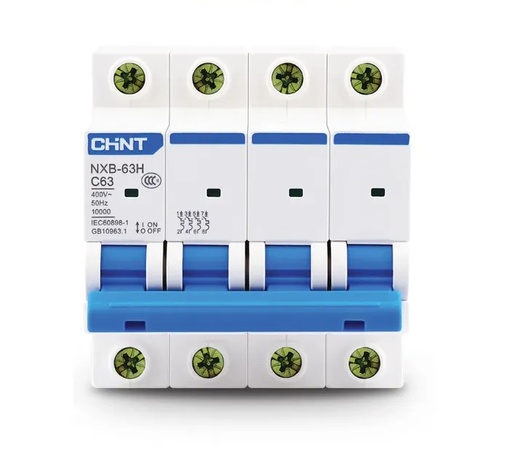 [NXB-63H 4P C63 10kA] Térmica 63A 10kA Curva C . Chint