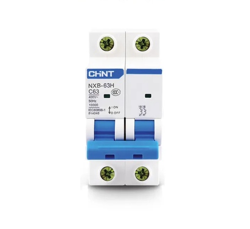 [NXB-63H 2P D63 10kA] Termica Bipolar 63A 10kA Curva D CHINT