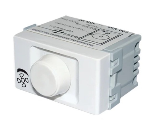 [JL10067/2] Módulo Verona variador ventilador blanco - Jeluz 