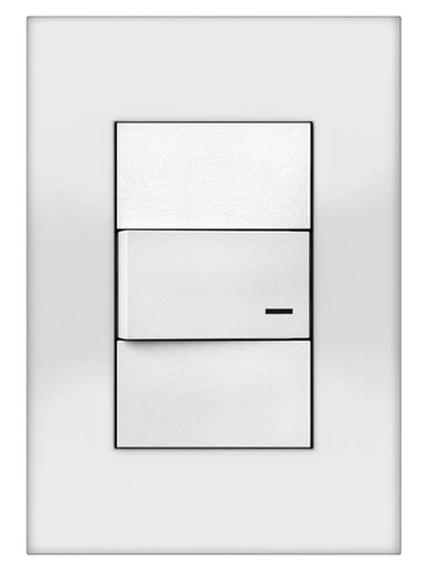 [JL45098-2] Tapa Platinum 3 módulos blanco - Jeluz
