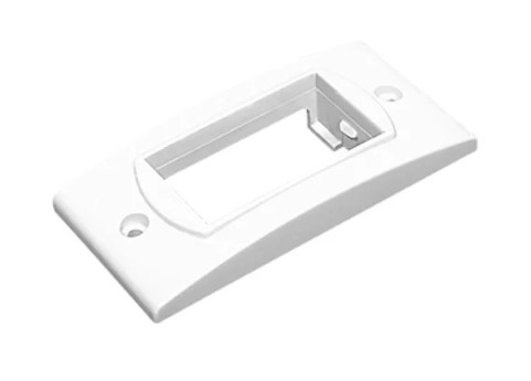 [JL20400] Línea Superficie tapa 1 módulo extra chata blanco - Jeluz