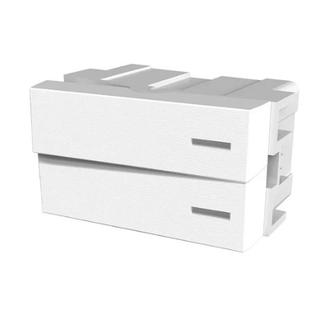 [JL60035] Módulo Platinum punto doble 1 int. simple + int. combinación blanco - Jeluz