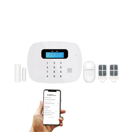 [ALSM0000100] KIT ALARMA WIFI  INALAMBRICA 24 ZONAS TUYA FICATTO