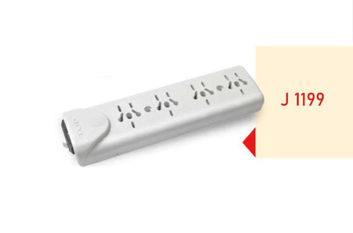 [J-1199] ZAPATILLA 4 TOMAS BIN SIN CABLE C/INTERRUPTOR TOP