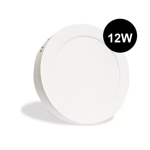 [KRPP-12W-WW] Plafón aplicar redondo 12w cálido King