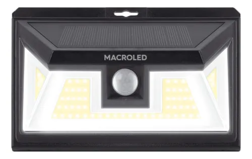 [ASPSM-5W-IP65-WW] Aplique solar de Pared 5W Cálido Sensor Mov. Macroled 