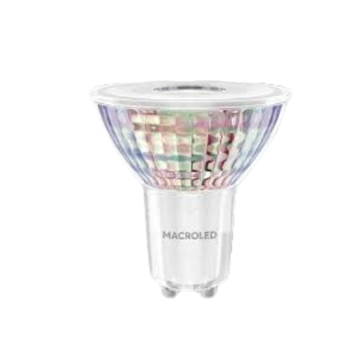 [PAR16-V-7W-36D-DIM-CW] Dicroica 7w fría vidrio DIM Macroled 
