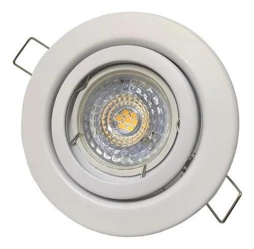 [ADM-D10-BCO] ARO DE EMBUTIR DICROICA MOVIL BLANCO DIAMETRO 10