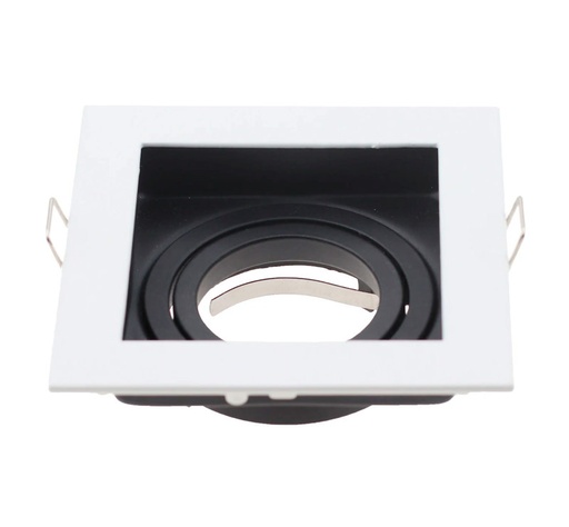 [AED-X1-MB] ARTEFACTO MACROLED EMBUTIR X1 DICRO MARCO BLANCO
