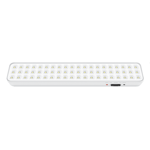 [EML-60] LUZ DE EMERGENCIA 60 LEDS SMD AC100-240V 50-60HZ 9 HORAS BLANCO FRIO 6500K