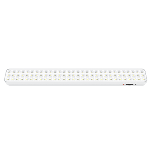 [EML-90] LUZ DE EMERGENCIA 90 LEDS SMD AC100-240V 50-60HZ 6 HORAS BLANCO FRIO 6500K