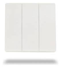 [TK-P3B-RF] Tecla Kinetic pulsador blanco 3 canales R/Frecuencia Macroled