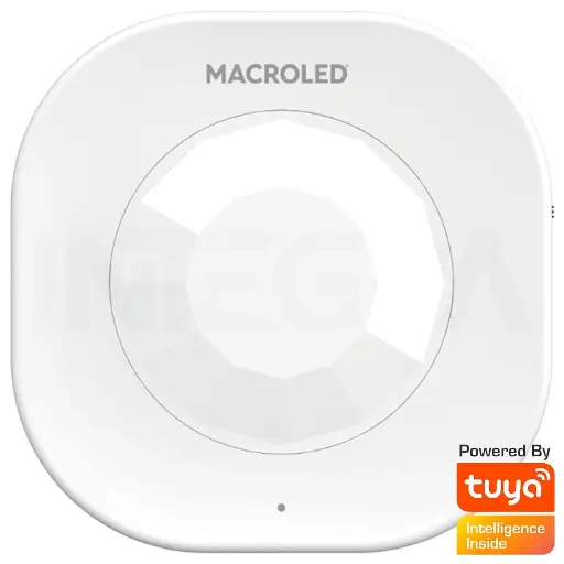 [SMSTB-360-5M-3AAA] SENSOR DE MOV SMART TECHO BLANCO MACROLED, 5M DE ALCANCE, 360º, 3 PILAS AAA