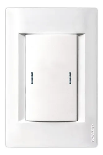 [KS43750T] LLAVE CIVIL BLANCA TECLON SIMPLE - KALOP