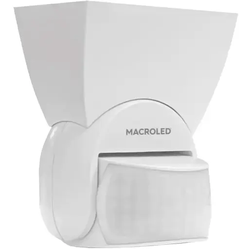 [SMPB-180-12M-IP65] SENSOR DE MOV PARED BLANCO 1200W MACROLED 