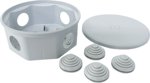[KD02301] CAJA DE APLICAR OCTOGONAL GRANDE C/TAPA PERFORADA - KALOP