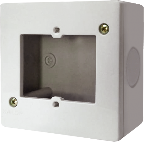 [KL42503] Caja de aplicar pvc mignon para bastidor 5x5 gris Kalop