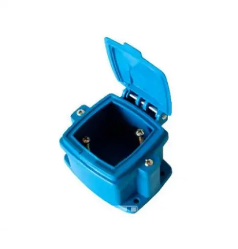 [KD02102A] CAJA EMBUTIR CUADRADA PVC AZUL KALOP