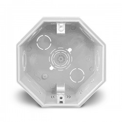 [KD02104G] CAJA EMBUTIR OCTOGONAL CHICA PVC GRIS KALOP
