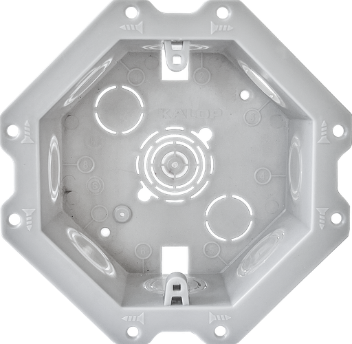 [KD02114] Caja de embutir pvc octogonal construcción en seco - Kalop