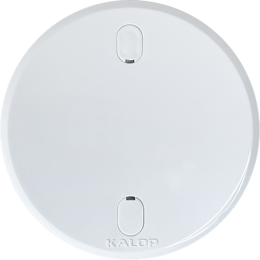 [KD02124] Tapa ciega pvc octogonal chica blanca - Kalop