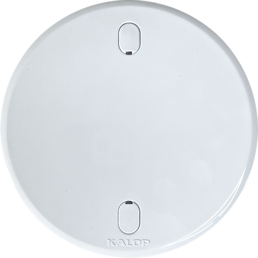 [KD02125] Tapa ciega pvc octogonal grande blanca - Kalop