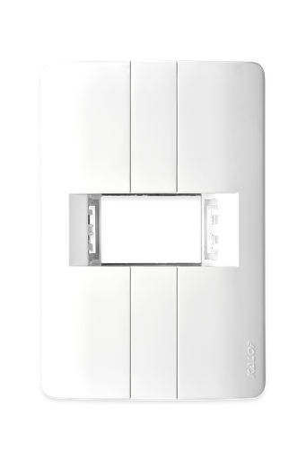 [KL40630] BASTIDOR Y TAPA 1 MODULO DONNA BLANCO - KALOP