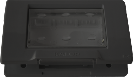 [KL42406] BL TAPA SIGMA 3 MODULOS C/ MEMBRANA IP55- KALOP