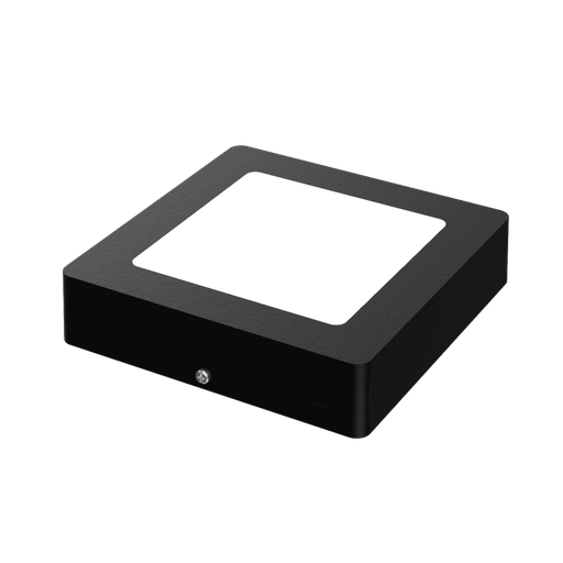 [LH714N] PLAFON CUADRADO P/ G9 120 X 120 NEGRO IP44 - CABRERA