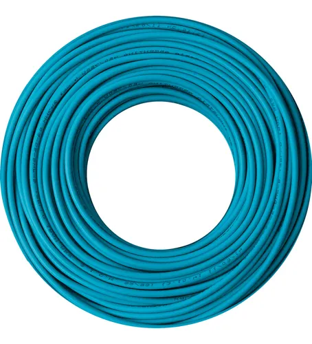 [KS20012XM] Cable 1x1 celeste C5 X metro Kalop 