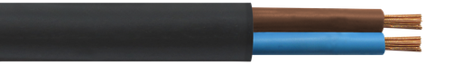 [KL22320XM] Cable Taller 2x1 negro X metro Kalop