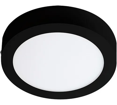[NPR24NW] Plafón aplicar redondo negro 24w neutro Macroled