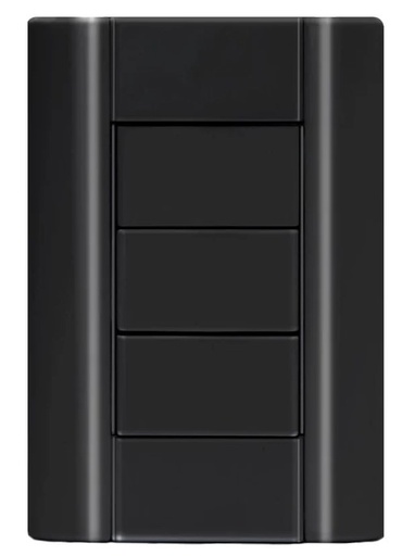 [JL2000/8] Tapa bastidor Verona 2000 3 módulos gris - Jeluz