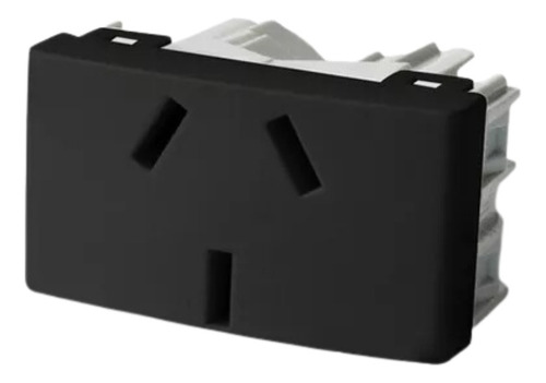 [KS40236] MODULO TOMA 20A (2 MOD) NEGRO - KALOP