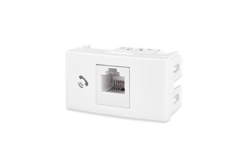 [KL40321] MODULO TOMA TELEFONICA BLANCA - KALOP